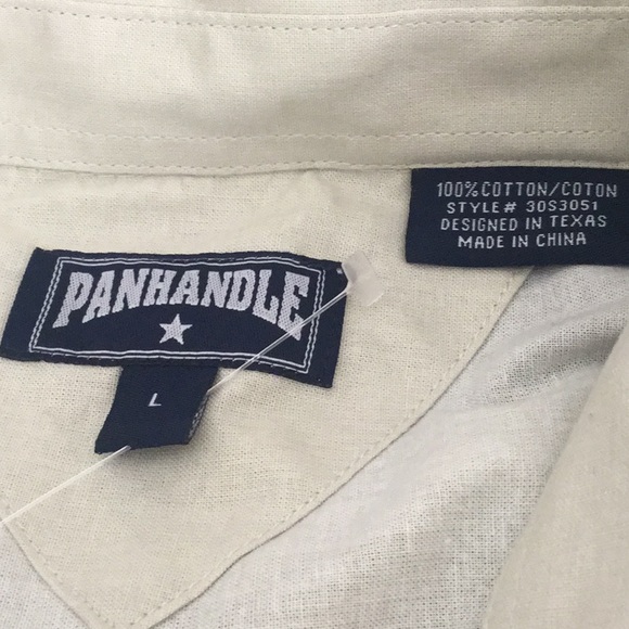 🤠 NWT Awesome Mens Unisex Fun Cowboy Style Shirt Sz Large Wardrobe Must Have🤠 - Picture 9 of 11